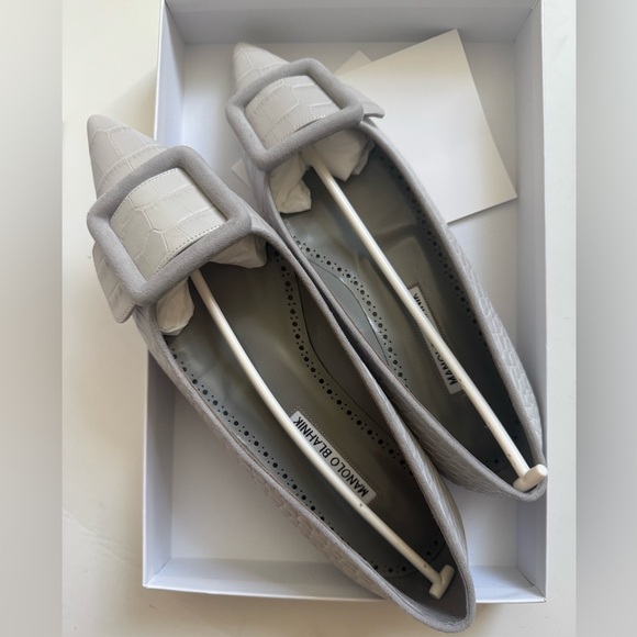 New!!! MANOLO BLAHNIK Maysale ballerina flats - Picture 6 of 6